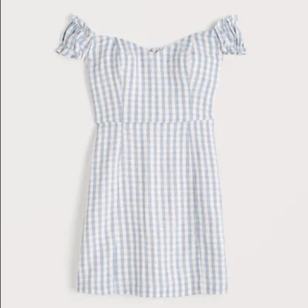 Off The Shoulder Corset Mini Dress Abercrombie & Fitch